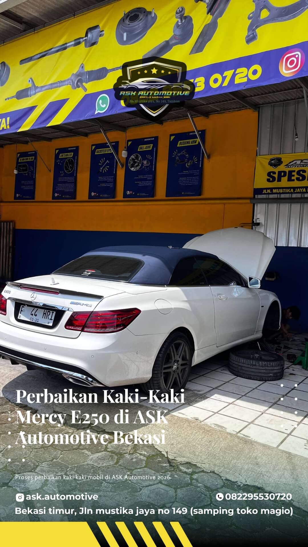 Perbaikan Kaki Kaki Mercy E250