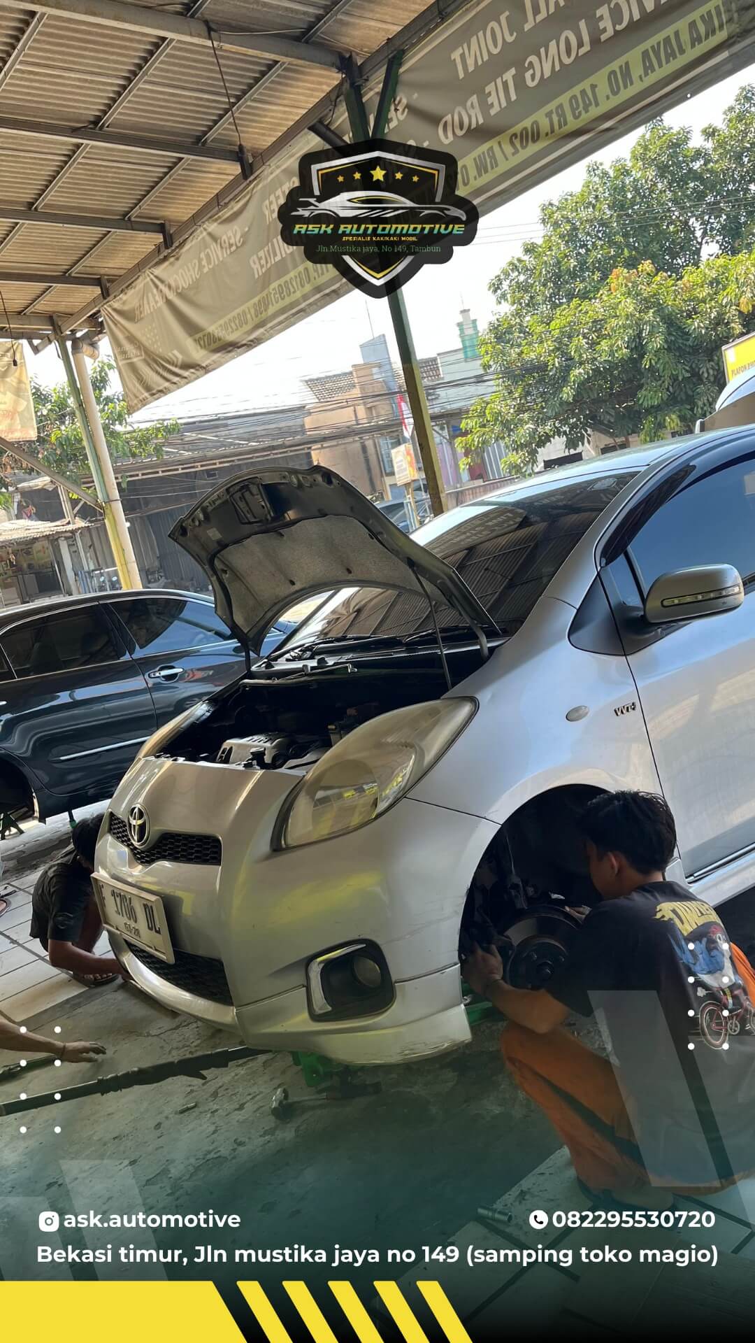 Kaki Kaki dan Racksteer Mobil Yaris Bakpao